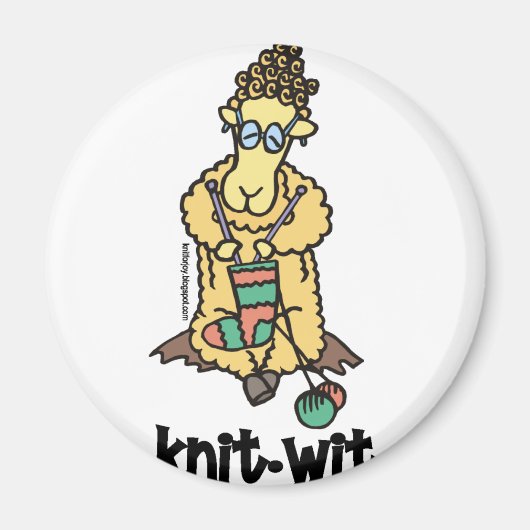 Knit-Wit Magneet (Voorkant)