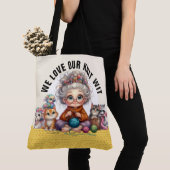 Knit Wit - Voir retour - GRAND Sac fourre-tout (De près)