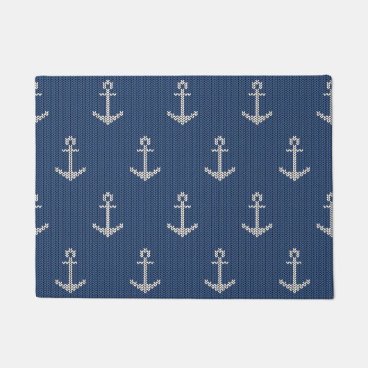 Knit Zee Anchor Deurmat (Voorkant)