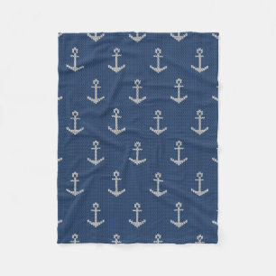 Knit Zee Anchor Fleece Deken