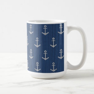 Knit Zee Anchor Koffiemok
