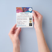 Knitingbundels, Knitting Store, Garnenwinkel Flyer (Hand)