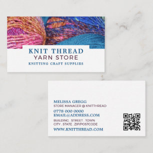 Knitingbundels, Knitting Store, Garnenwinkel Visitekaartje