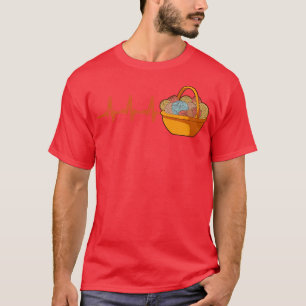 Knitingmandje met wol t-shirt
