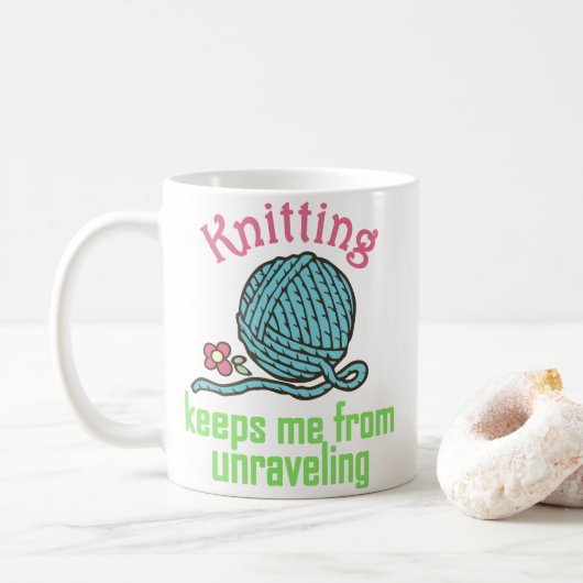 Knitingtherapie Koffiemok (Met donut)