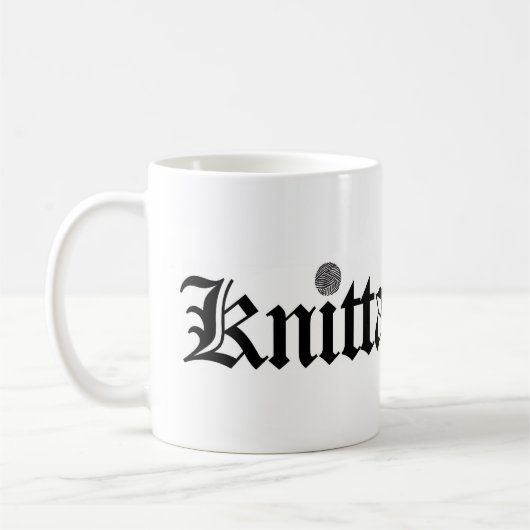 Knitta 4 Life-Mok Koffiemok (Links)