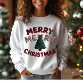 Knitted Christmas Tree T-Shirt T-Shirt