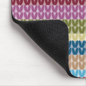 Knitted Style Striped Muismat (Hoek)