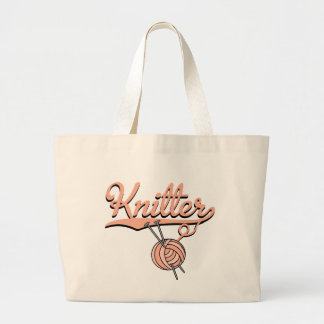 Knitter Canvas tas