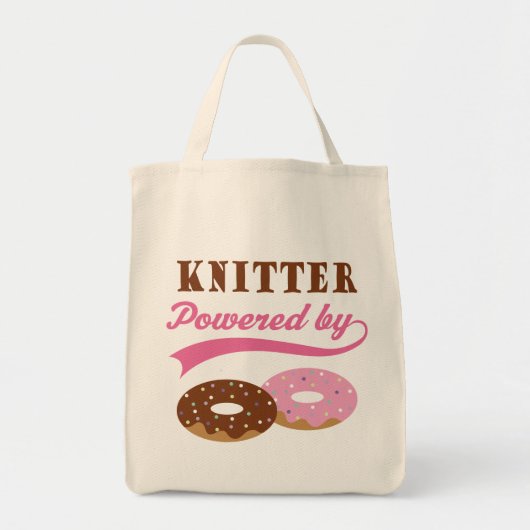 Knitter Funny Gift Tote Bag (Voorkant)