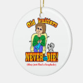 Knitter Keramisch Ornament (Links)