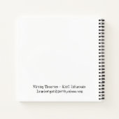 Knitters graving journal notitieboek (Achterkant)