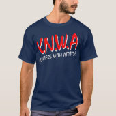 Knitters With Attitude Funny Cross Stitch T-shirt (Voorkant)