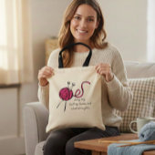 Knitting Bag, for all knitting enthusiast Tote Bag
