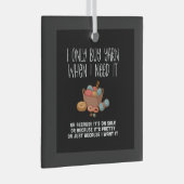 Knitting Basket Glas Ornament (Voorkant Rechts)