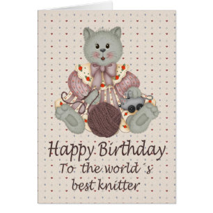 Knitting Cat