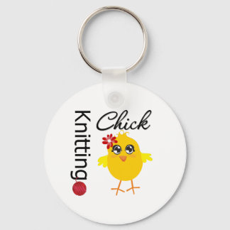 Knitting Chick 2 Sleutelhanger