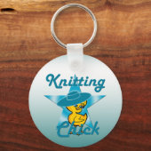 Knitting Chick #7 Sleutelhanger (Voorkant)