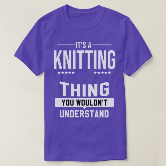 Knitting Crochet Yarn Knitter Knit Crochetting T-shirt (Design voorkant)