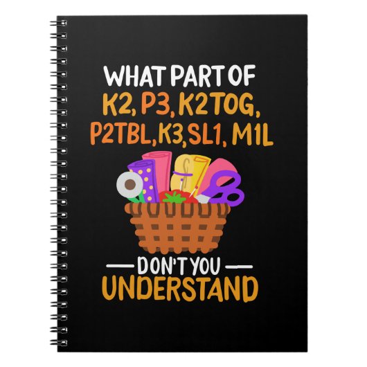 Knitting Funny Knitting Quotes Notitieboek (Voorkant)