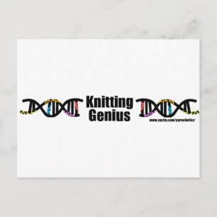 Knitting Genius Briefkaart