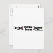 Knitting Genius Briefkaart (Voorkant / Achterkant)