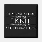 Knitting Gifts for Knitters - Grappig dat ik ken Magneet (Voorkant)
