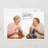 Knitting Grannies Briefkaart (Voorkant / Achterkant)