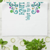 Knitting Happy Place Theedoek (Gevouwen)