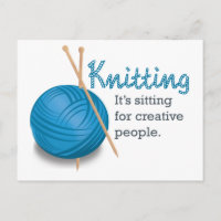 Knitting...Het zit voor creatieve mensen.