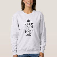 Knitting houdt kalm nit op ambachten