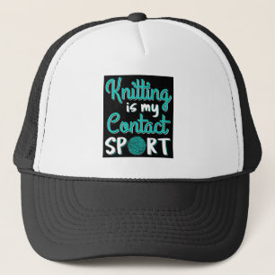 Knitting is mijn contactsport trucker pet
