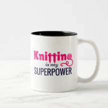Knitting is Mijn Superpower in Roze