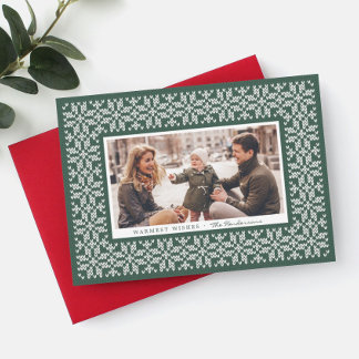 Knitting Joy Photo Card Kaart