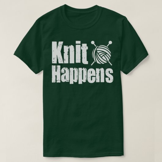 Knitting Knitting Knitting T-shirt (Design voorkant)