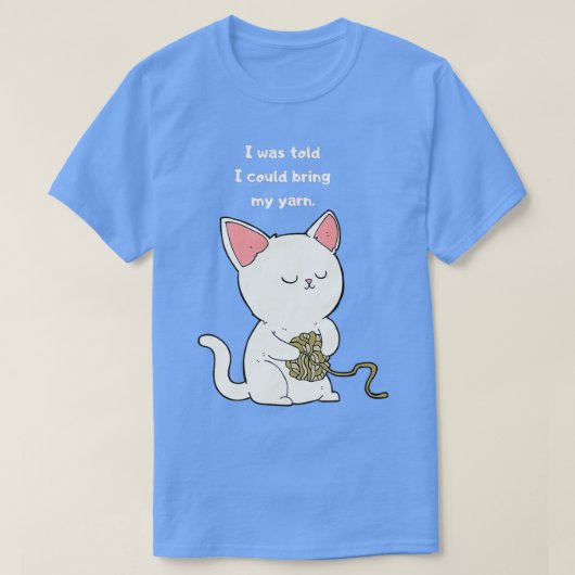 Knitting Knitting T-shirt (Design voorkant)