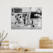 Knitting Lifeguards, begin jaren '00 Poster (Keuken)