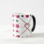 Knitting Love Heart Color Morphing Mug | Crafting  (Devant droit)