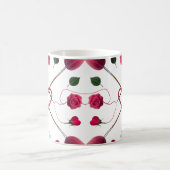 Knitting Love Heart Color Morphing Mug | Crafting  (Centre)