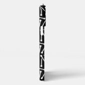 Knitting Needles Crafts Monogram Dark iPhone Case iPhone Hoesje (Rechterkant)