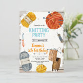 Knitting party invitation (Debout devant)