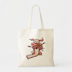 Knitting Sheep Tote Bag