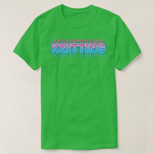 Knitting T-shirt (Design voorkant)