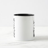 Knitting Therapy You Can Wear Funny Mug (Centre)