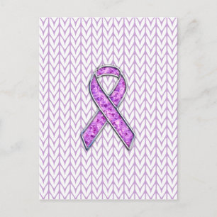 Knitting van Crystal Pink Ribbon Awareness Briefkaart