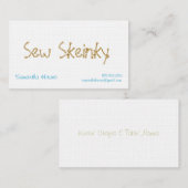 Knitting Visitekaartje (Voorkant / Achterkant)