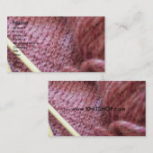 Knitting/ Visitekaartje (Voorkant / Achterkant)