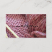 Knitting/ Visitekaartje (Achterkant)
