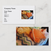 Knitting voor Baby Visitekaartje (Voorkant / Achterkant)