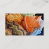 Knitting voor Baby Visitekaartje (Achterkant)